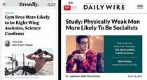 Different websites reporting on the same study
