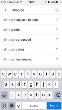 Discussing what Elmos gender is Decided to Google it Decided to stop