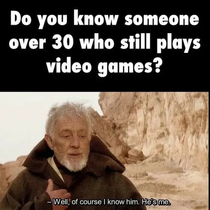 Do you know someone over  who still plays video games