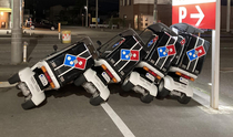 Dominos Pizza introduce their new scooters