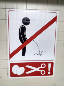 Dont piss in public in Poland or they will cut off your balls