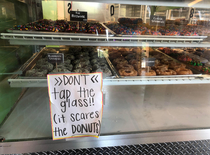 Dont scare the donuts