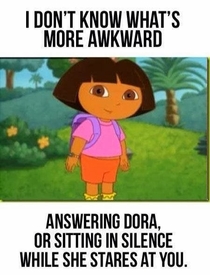 Dont think about JUST DO IT - Dora