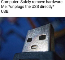 Dont unplug your USBs