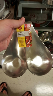 Double spoon rest