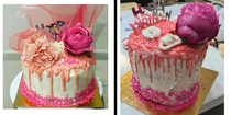 Drip Cake - my coworkers vs my familys attempt