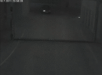 Driver tries to exit a parking building hilarity ensues