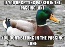 Drivers take note