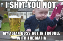 Drunk Baby Meme does not want to get in between this
