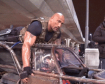 Dwayne Johnson in the making of The Fast and the Furious 