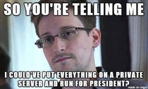 Edward Snowden is wondering
