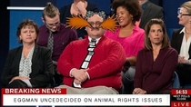 Eggman remains undecided on animal rights issues