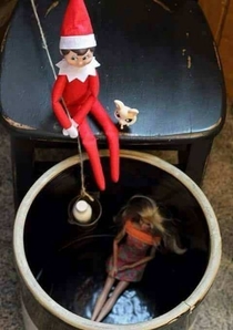 Elf on the Shelf while youre away