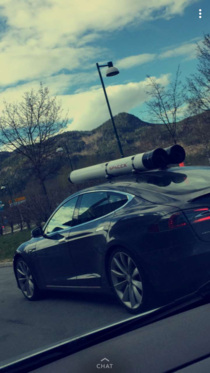 Elon Musk on his way to the new norwegian launchsite