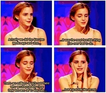 Emma Watson on Kissing Rupert Grint