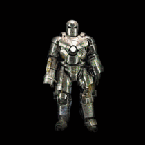 Every Iron Man Suit morphed into one awesome gif
