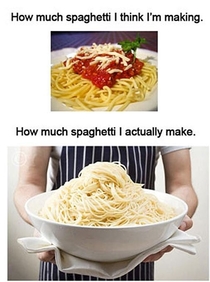 Every Time I Cook Spaghetti