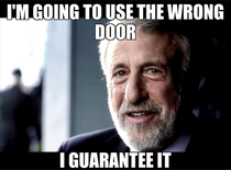 Every time I see a Please use the other door sign