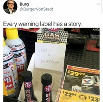 Every warning label has a story