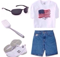 Every white dad on the th of July