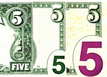 Evolution of the five dollar bill The US Treasury must think were a bunch of idiots