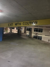 Exit with what