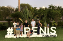 Family portrait at Serenis in Punta Cana