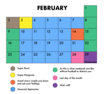 Februarys schedule