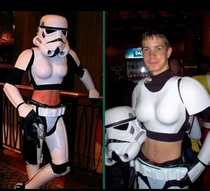Female storm trooper