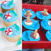 Fianc made me shark cupcakes Turned out awesome I thought