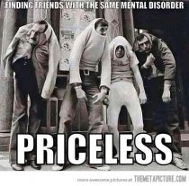 Finding friends with the same mental disorder