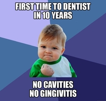 First Time to the Dentist in  Years