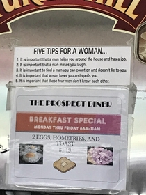Five tips for a woman