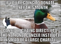 For Breast Cancer Awareness Month heres how to get around those sketchy charities that only donate lt of what they receive