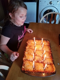For her tenth birthday my daughter wanted lasagna Sure thing kid