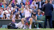 For luck Andy Murray carries around an old man in his bag