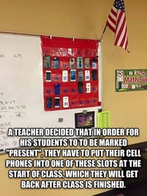 For my prof who often gets upset when some of my classmates use their phones during class