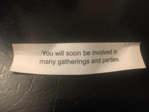 Fortune Cookie didnt get the memo