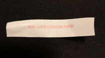 Fortune cookie makers are not even trying anymore