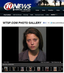 Found Ex-Wife in Girl Mugshot Slideshow Made me laugh