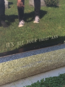 Found in a cemetary
