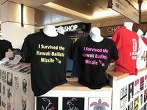 Found in a Honolulu shopping mall That was fast