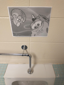Found in the school urinals