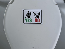 found on a toilet lid - dont even want to know whats been happening here