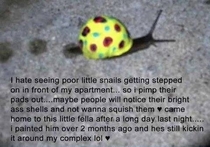 Found on my Facebook feedsave the snails