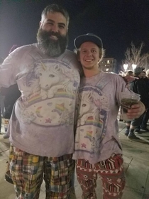 Found someone with similar style on NYE