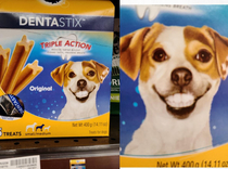 Found these dog treats at my local supermarket The dogs smile cracked me up