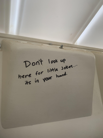 Found this at a porta potty at work
