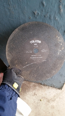 Found this vintage record in my grandpas garage Use Safety Guard by Toledo Listened to it last night I didnt know he liked dubstep