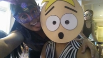Friend had a masquerade weddingso I made this Butters mask